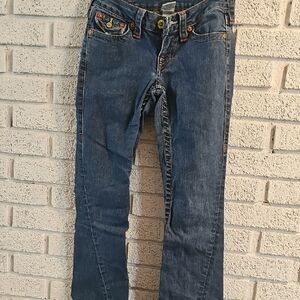 True Religion Women's Blue Boot Cut Jeans